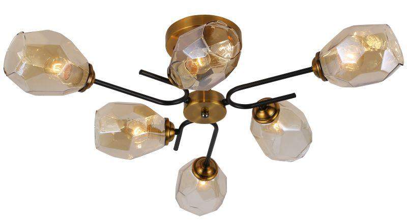 люстра melanthe 3125-306 6хe14 40вт модерн rivoli б0054853 от BTSprom.by