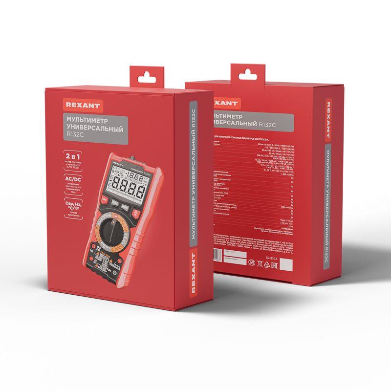  Мультиметр универсальный R132С Rexant 13-3154 фото в каталоге от BTSprom.by