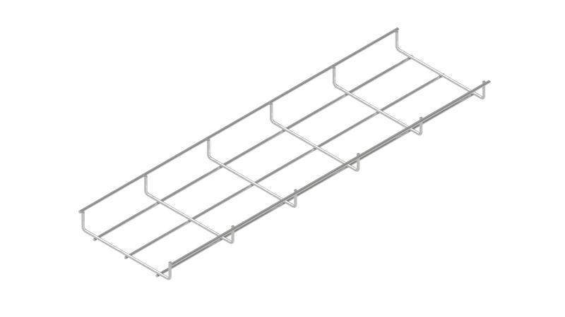 Лоток проволочный 150х30 L3000 сталь 5мм PL30-150-5-3000 оцинк. КМ LO26740 от BTSprom.by