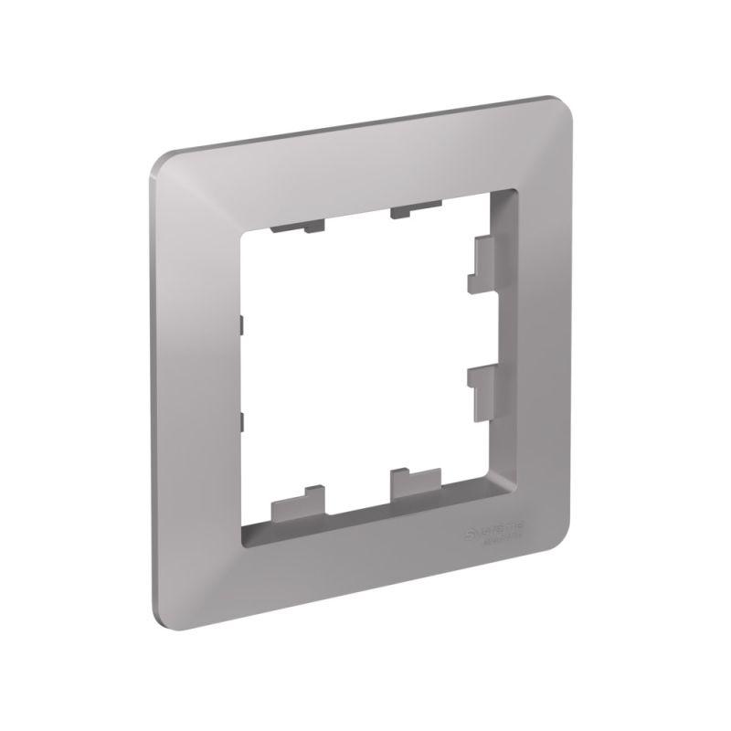 рамка 1-м atlasdesign air алюм./дым. черн. se atn220301 от BTSprom.by