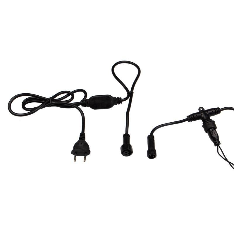  Гирлянда светодиодная "Светодиодный Дождь" 2х3м 760LED зел. 78Вт 230В IP65 постоян. свечение провод черн. Neon-Night 235-144 фото в каталоге от BTSprom.by