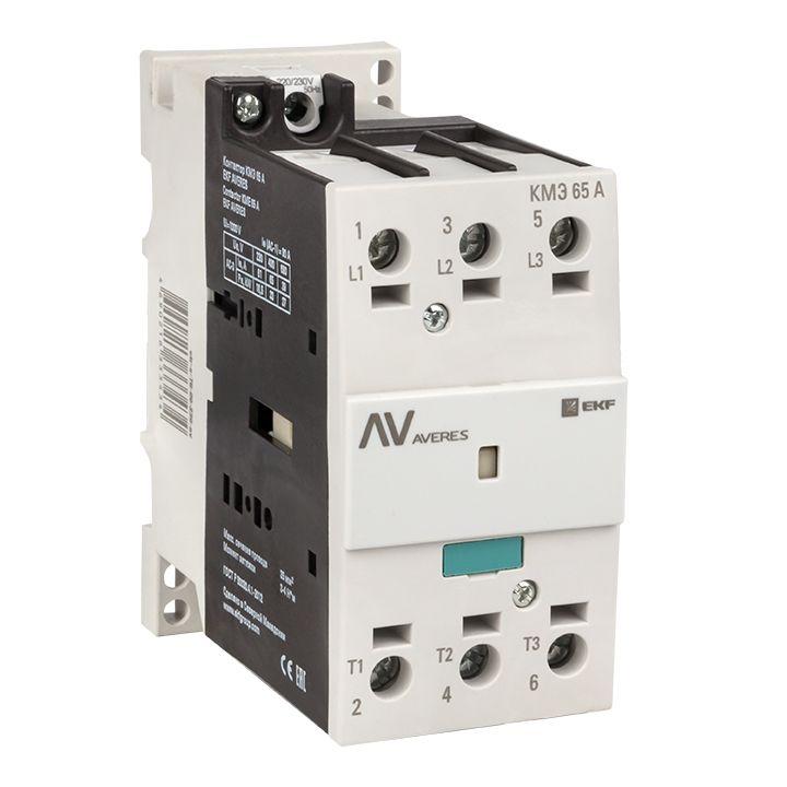 контактор кмэ 65а кат. 230в ac averes ekf ctr-s-70-00-230-av от BTSprom.by