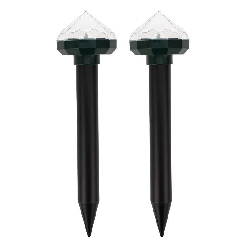 набор отпугивателей кротов с садовым фонариком (r 20м х2) кристалл четыре сезона 71-0077-f от BTSprom.by