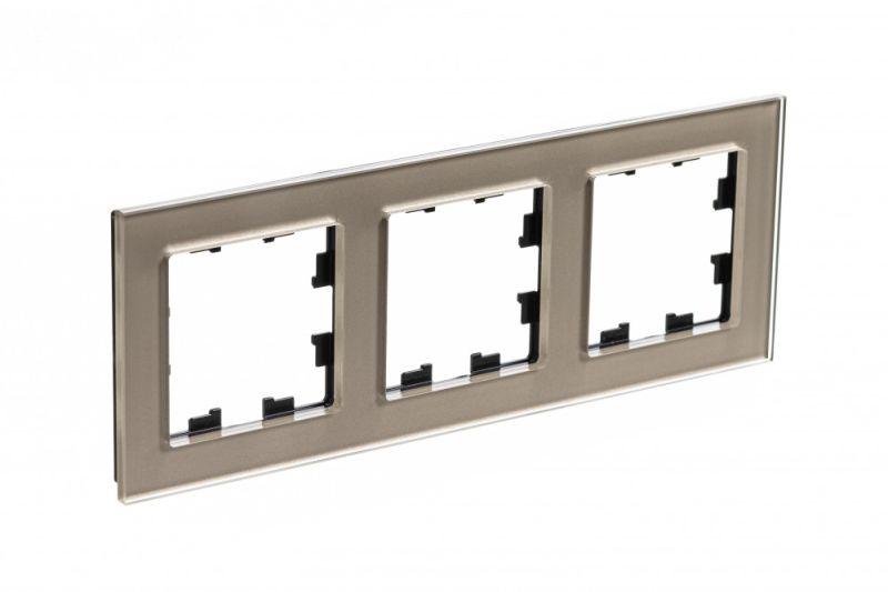 рамка 3-м atlasdesign nature стекло шампань se atn320503 от BTSprom.by