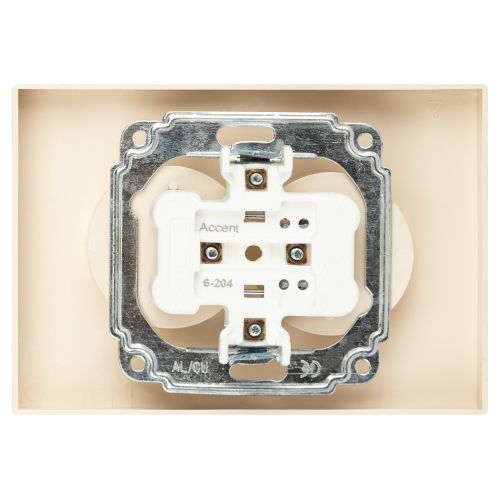  Розетка 2-м СП Accent 6-204-02 16А IP20 250В 2P AL/CU сл. кость Intro Б0063474 фото в каталоге от BTSprom.by