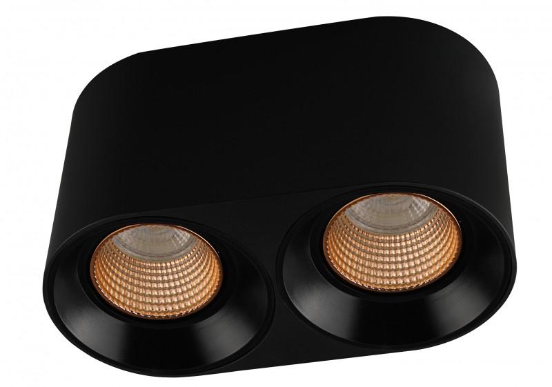 светильник 10вт gu5.3 ip20 led накладной пластик черн./бронз. denkirs 654452 от BTSprom.by