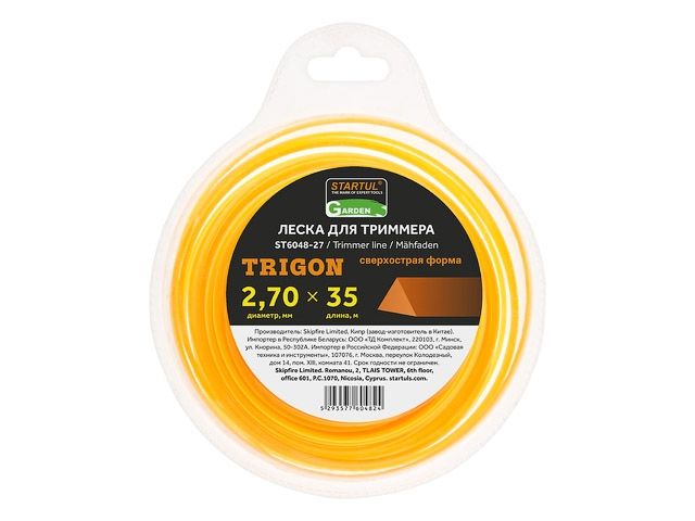 леска ф 2.7 мм х 35 м треуг. сеч. startul garden st6048-27 от BTSprom.by