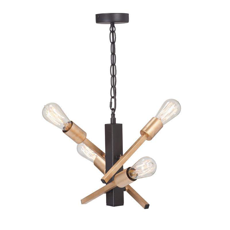  Люстра 4xE27 макс. 40Вт Vitaluce V3009-1/4 фото в каталоге от BTSprom.by