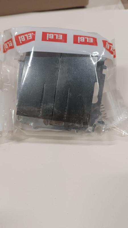 выключатель 2-кл. сп zena 10а ip20 с led-подсветкой механизм дым. abb 609-011100-203 от BTSprom.by