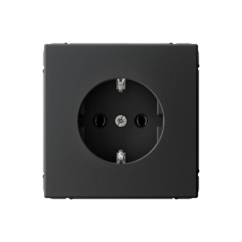 розетка artgallery 16а с заземл. быстрозажим. клем. механизм карбон se gal001043s от BTSprom.by