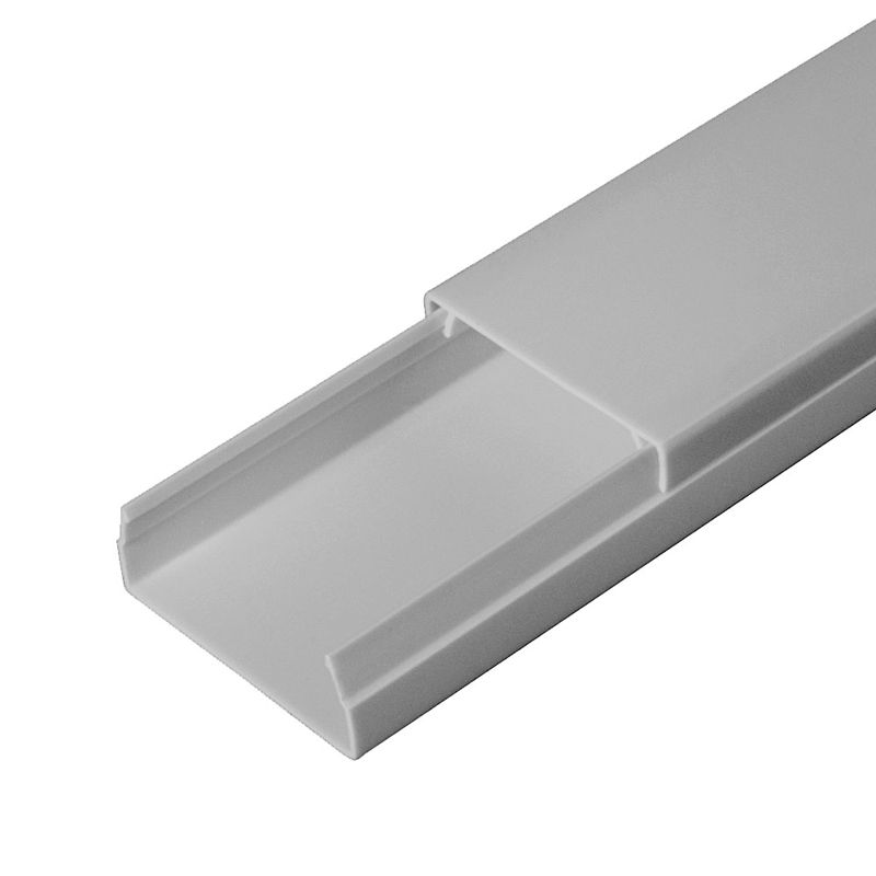 кабель-канал 40х16 l2000 с двойн. замком ral7035 сер. промрукав pr03.0074 от BTSprom.by