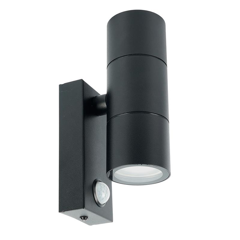 светильник садово-парковый 220хh0713 черн. с датчиком освещенности/движения (на стену) feron 51964 от BTSprom.by