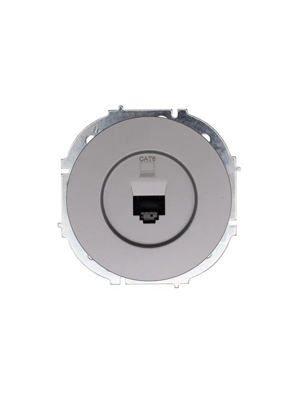 розетка компьютерная сп osen rj45 кат.6 механизм сер. матов. lezard 743-7488-140 от BTSprom.by