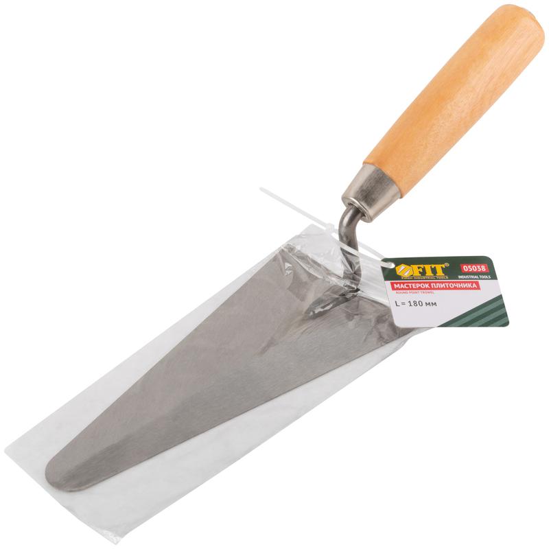  Мастерок плиточника "треугольник" 180мм FIT 05038 фото в каталоге от BTSprom.by
