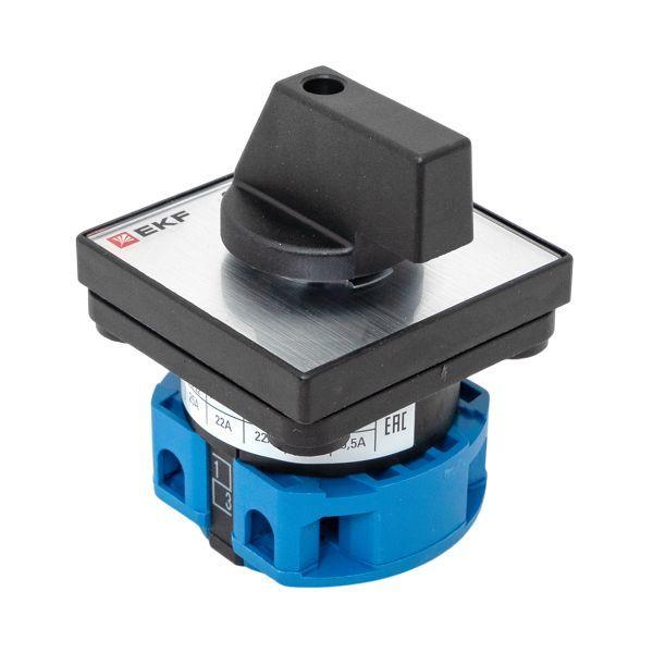  Переключатель кулачковый ПК-1-11 1П 25А "0-1" EKF pk-1-11-25 фото в каталоге от BTSprom.by