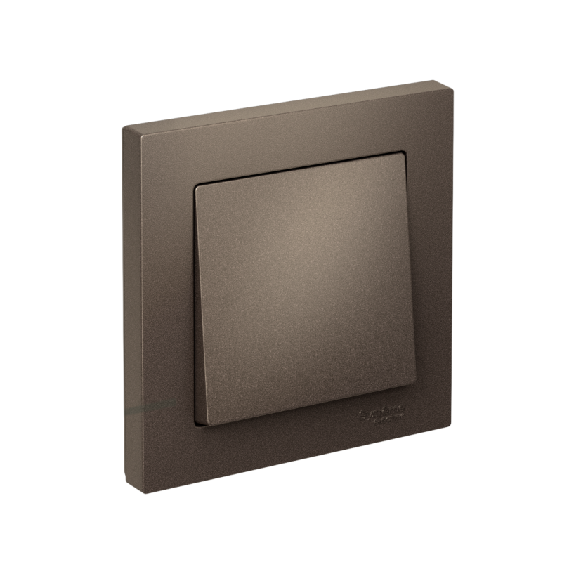 выключатель 1-кл. atlasdesign (сх. 1) 10ax быстрозажим. клем. в сборе мокко se atn000612s от BTSprom.by