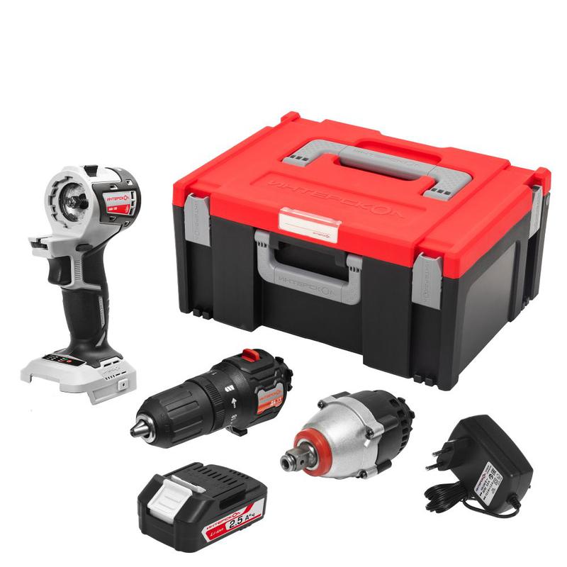 набор инструмента мультимакс "автомобилист" (привод мм-18в модуль да-13 модуль гау-300 1 акб 2.5а.ч зу-1.5/18 мультибокс 150) интерскол 755.2.1.46 от BTSprom.by