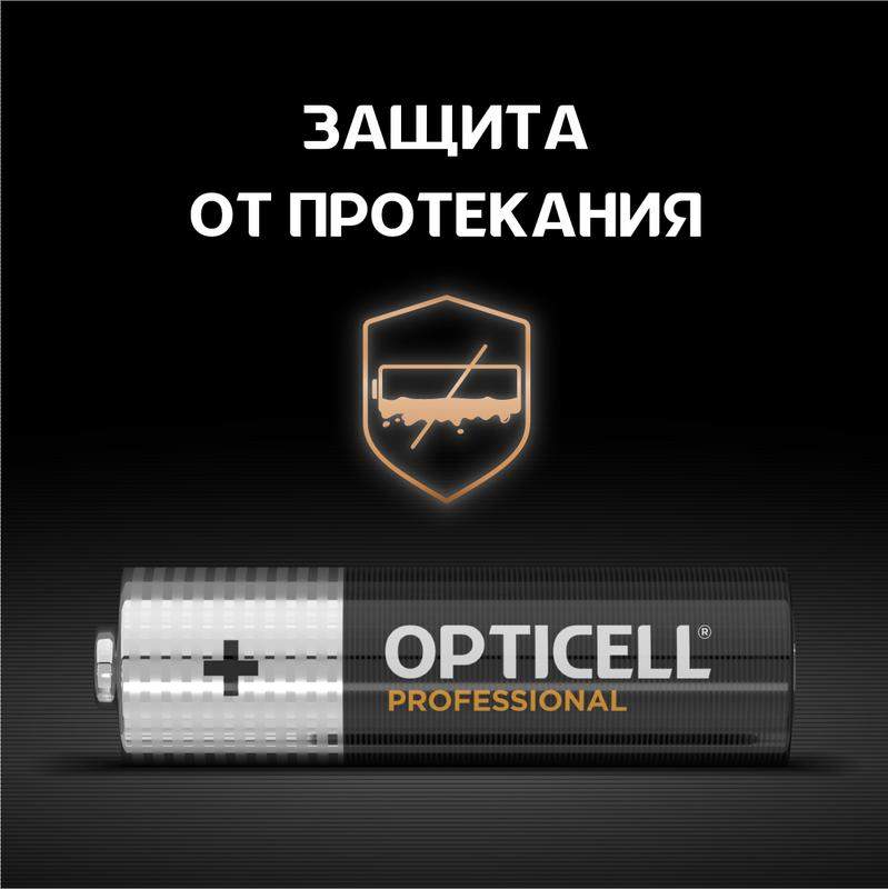  Элемент питания алкалиновый AA/LR6 (блист. 4шт) Professional Opticell 5052001 фото в каталоге от BTSprom.by