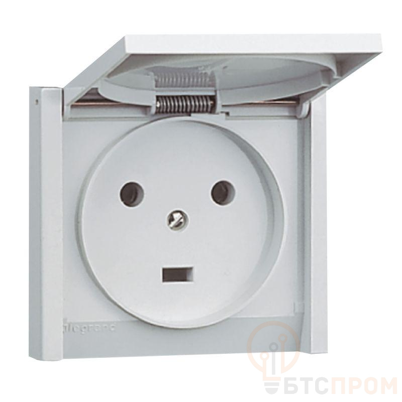 Розетка 1-м СП Plexo 20А IP44 230В 2P+E сер. Leg 055703 фото в каталоге от BTSprom.by  Розетка 1-м СП Plexo 20А IP44 230В 2P+E сер. Leg 055703 фото в каталоге от BTSprom.by