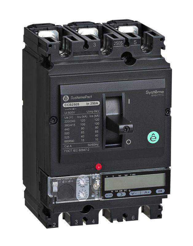 выключатель автоматический spc160 50ка s5.2e 3p3d 160а se spc160n16052e3dfc от BTSprom.by