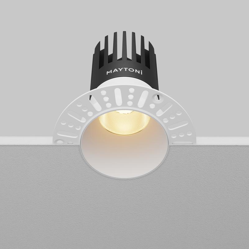  Светильник Dip 15Вт 2700К 50град. встраив. Maytoni DL122-15W-2.7K-TRS-W фото в каталоге от BTSprom.by