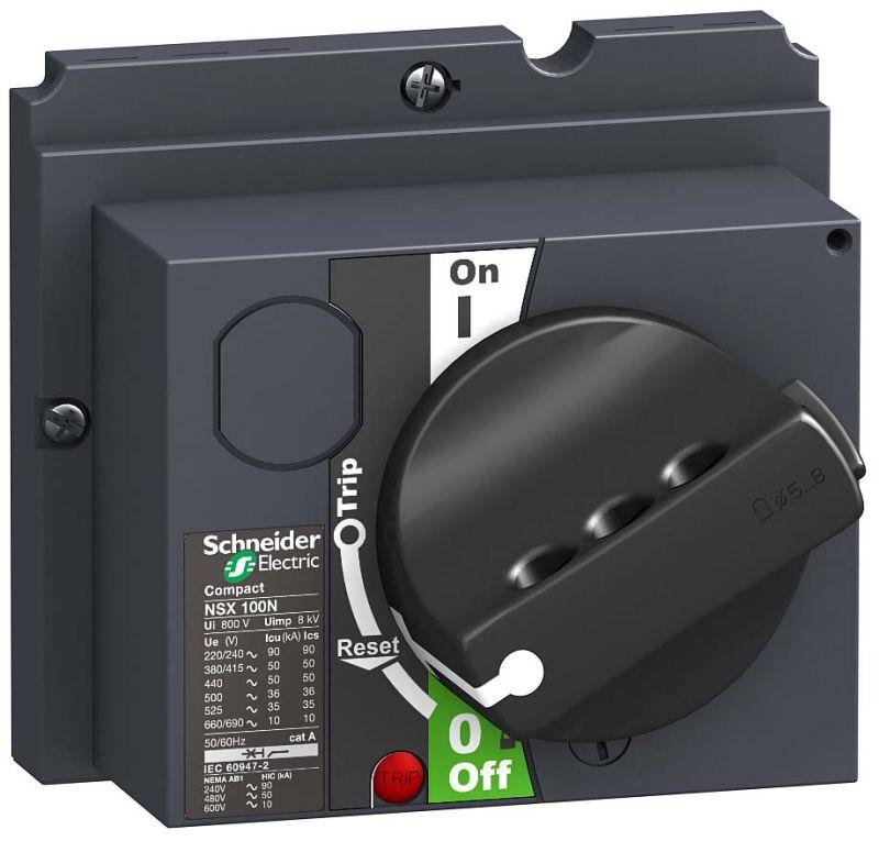  Рукоятка станд. поворотная NSX100/250 черн. SchE LV429337 фото в каталоге от BTSprom.by