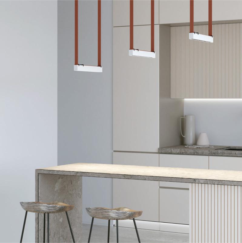  Светильник для трека-ремня Belty Grill 12Вт 4000К IP20 48В DC 323х40х45мм RA90 24град. со светодиодом алюм. бел. с черн. DENKIRS 723165 фото в каталоге от BTSprom.by