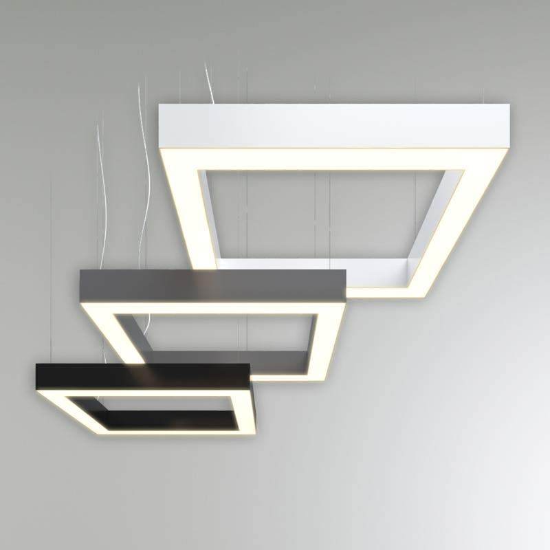 светильник светодиодный rve-lbx-hole-box-1000-p 104вт 4000к 1000х1000х100мм подвесной шир. рассеив.=80мм бел. rvelektro rve00000323 от BTSprom.by