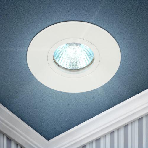 светильник точечный kl83 wh mr16/gu5.3 алюм. бел. эра б0054344 от BTSprom.by