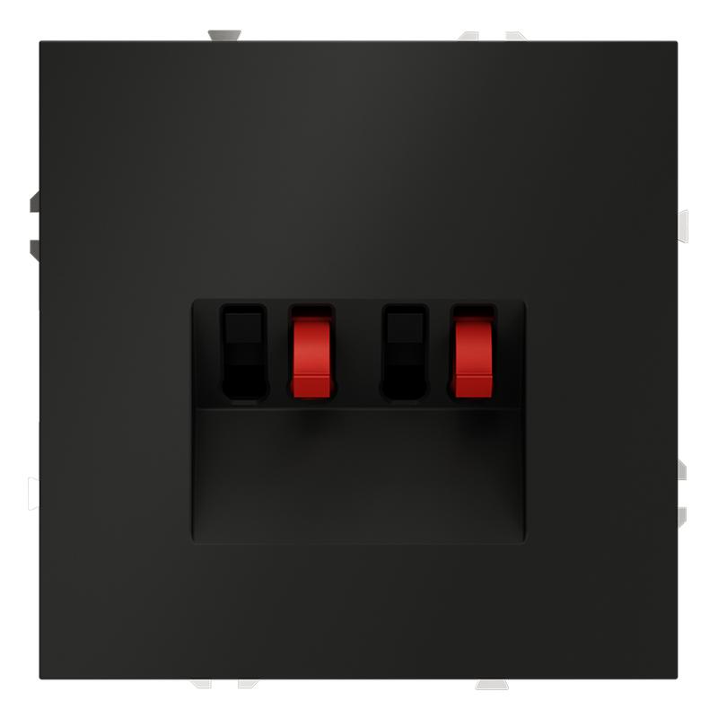 розетка акустическая 4-м сп s70 механизм черн. матов. voltum vls060308 от BTSprom.by