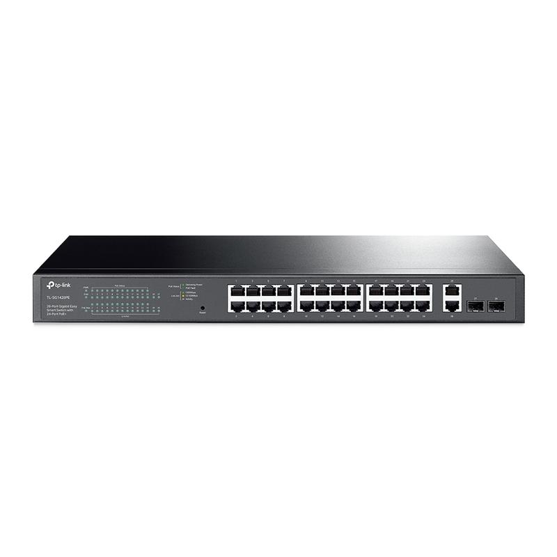 коммутатор tl-sg1428pe easy smart 28-портовый гигабитный с 24 портами poe+ tp-link 1800047 от BTSprom.by