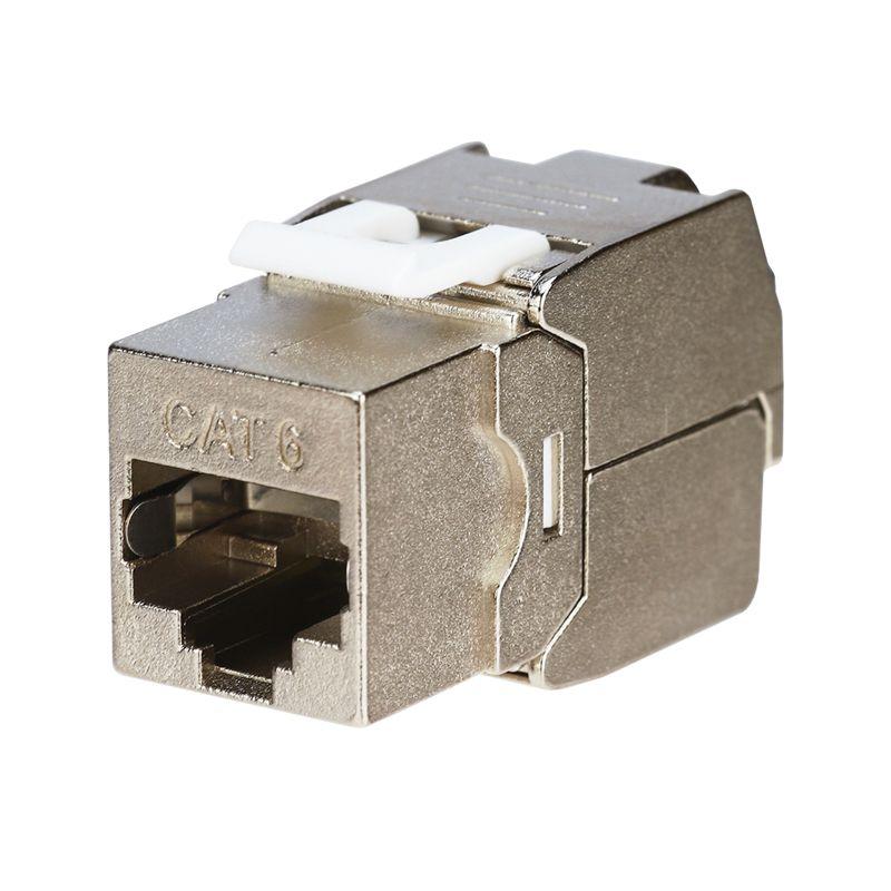 модуль keystone jack rj-45(8p8c) ftp экранир. кат.6 тип 180град. самозажимной pro rexant 02-0261 от BTSprom.by