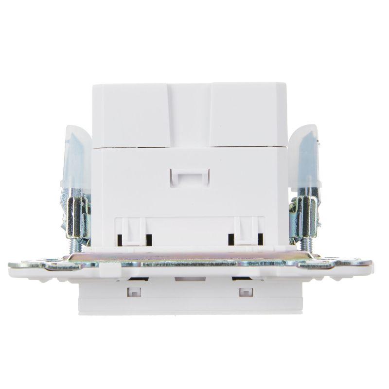  Розетка USB A+C 3.1А SKANDY SK-R14W арктич. бел. IEK SK-U22-D31-K01 фото в каталоге от BTSprom.by