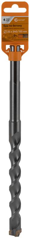  Бур по бетону Profi Plus SDS-Max с крестовым наконечником 25х340мм Cutop 42-25340 фото в каталоге от BTSprom.by