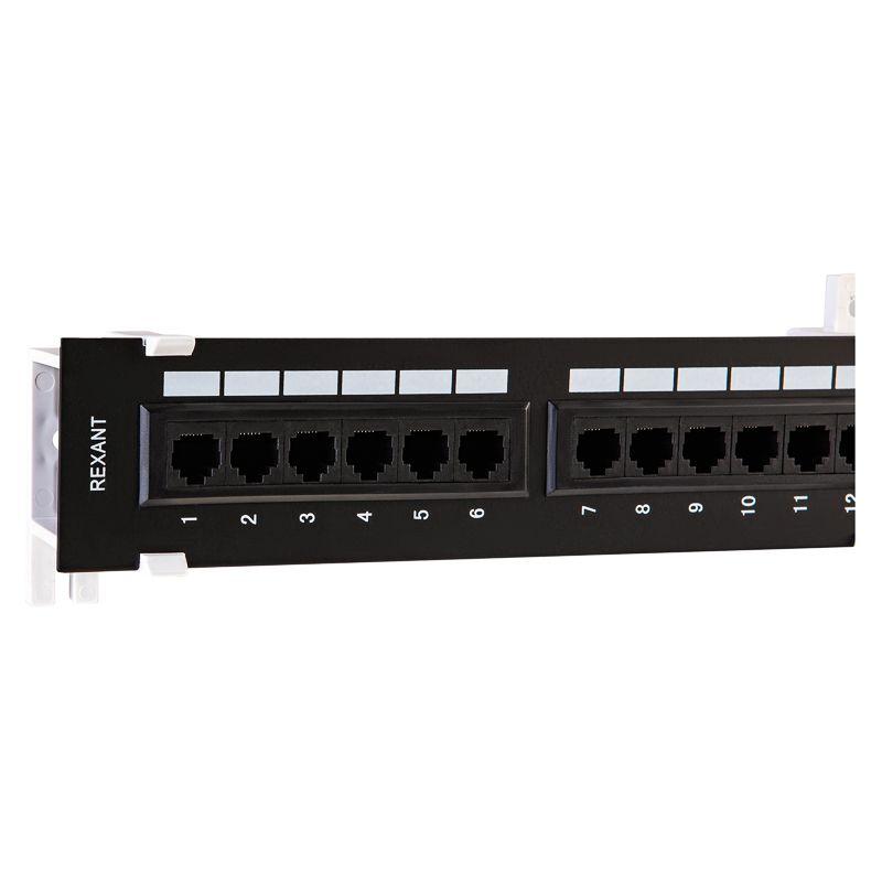  Патч-панель настенная 12 портов RJ-45 CAT 5е Rexant 04-0020 фото в каталоге от BTSprom.by