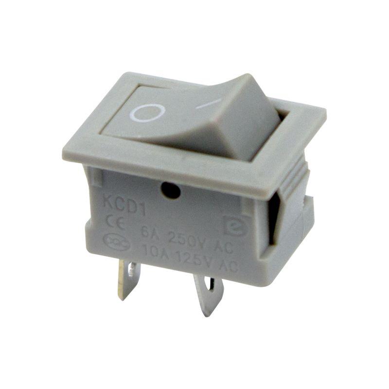 выключатель клавишный 250в 6а (2с) on-off сер. mini (rwb-201 sc-768) rexant 36-2113 от BTSprom.by
