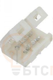 Разъем фиксированный для LED ленты 4.8 и 9.6Вт/м IP20 8мм (соединение 2х лент) (уп.10шт) VARTON V4-R0-70.0024.KIT-0801 фото в каталоге от BTSprom.by  Разъем фиксированный для LED ленты 4.8 и 9.6Вт/м IP20 8мм (соединение 2х лент) (уп.10шт) VARTON V4-R0-70.0024.KIT-0801 фото в каталоге от BTSprom.by