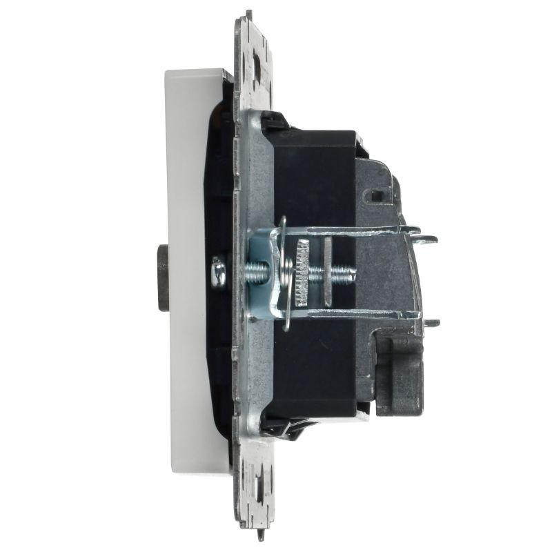  Розетка телевизионная TV/SAT 2-м Brite РТВ/РСп12-БрБ бел. IEK BR-AF20-O-K01 фото в каталоге от BTSprom.by