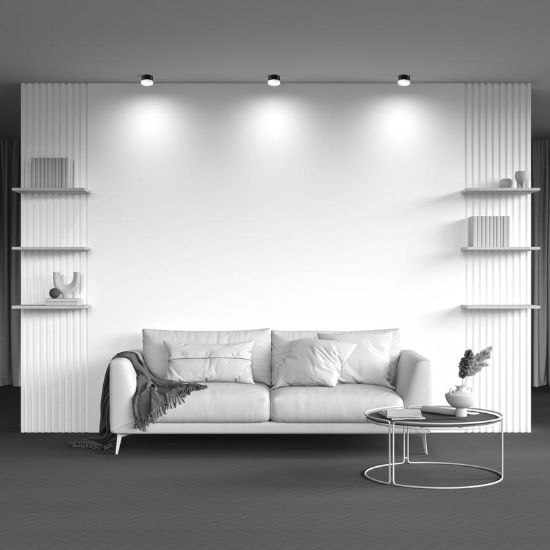  Светильник 15Вт GX53х1 IP20 потолочн. Voltega C-VGL086CL-GX53-SRD-BW фото в каталоге от BTSprom.by