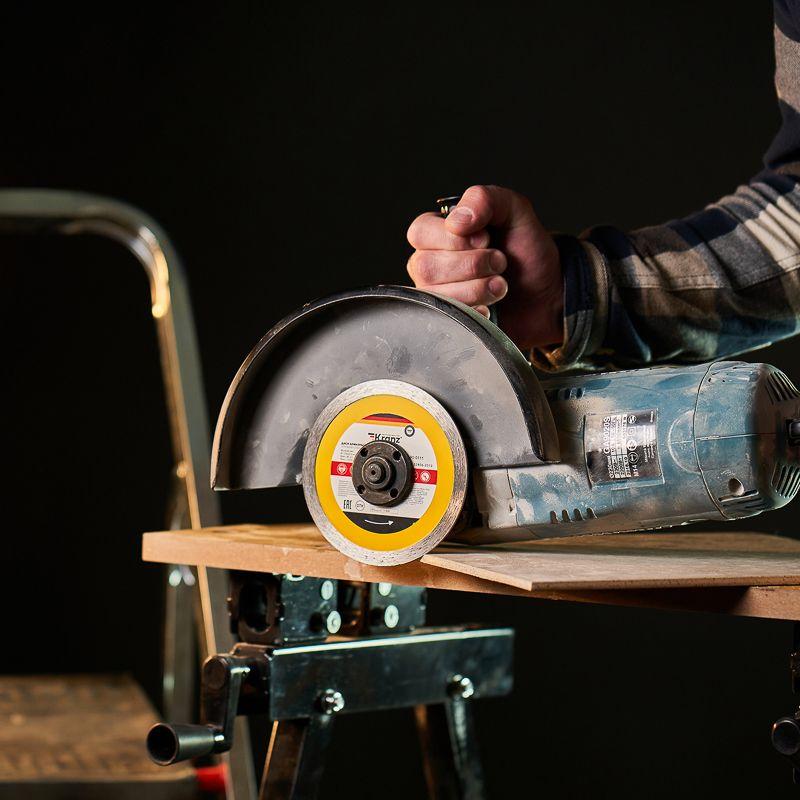  Диск отрезной алмазный сплошной 125х22.2мм Kranz KR-90-0111 фото в каталоге от BTSprom.by