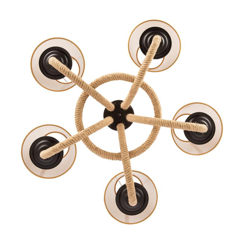  Люстра Corda 60Вт E14х5 IP20 Freya FR4402-PL-05-GB фото в каталоге от BTSprom.by