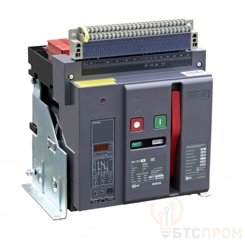 Выключатель автоматический воздушный 4п 1000А 80кА ВА-731 стац. расцеп. М DEKraft 27094DEK фото в каталоге от BTSprom.by  Выключатель автоматический воздушный 4п 1000А 80кА ВА-731 стац. расцеп. М DEKraft 27094DEK фото в каталоге от BTSprom.by