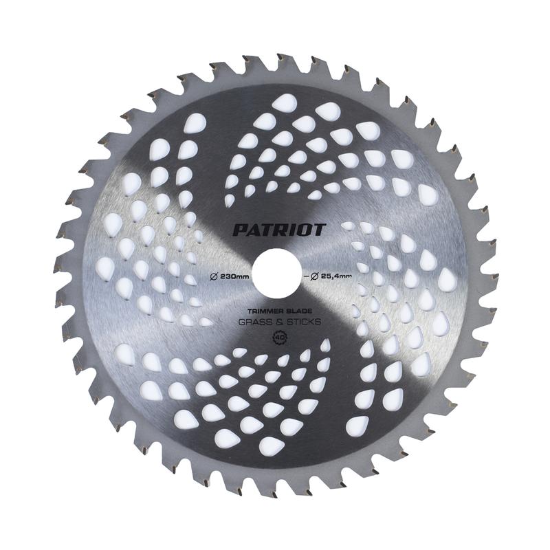 нож tbs-40p d230х25.4мм толщина 1.3мм 40 зубьев patriot 809115229 от BTSprom.by
