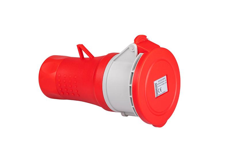 корпус наклонный с гнездом 5х32а (3p+n+e) стандарт cee norm винтовое подкл. (200/346-240/415в ac) ip44 emas ece532v6pe от BTSprom.by