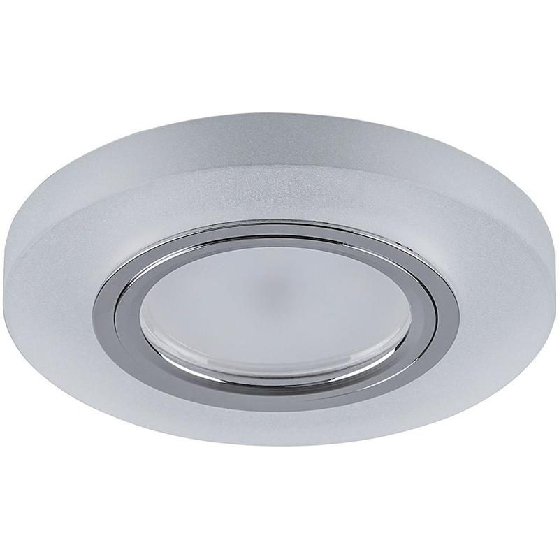 светильник потолочный встраиваемый со светодиодной подсветкой 15ledх2835 smd 4000к mr16 50вт g5.3 бел. матов. cd8060 с драйвером в комплекте feron 32570 от BTSprom.by