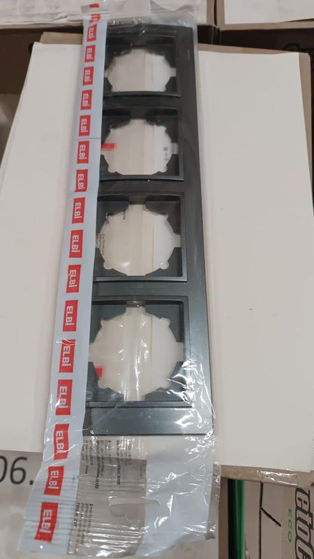 рамка 4-м zena дым. abb 500-011100-228 от BTSprom.by