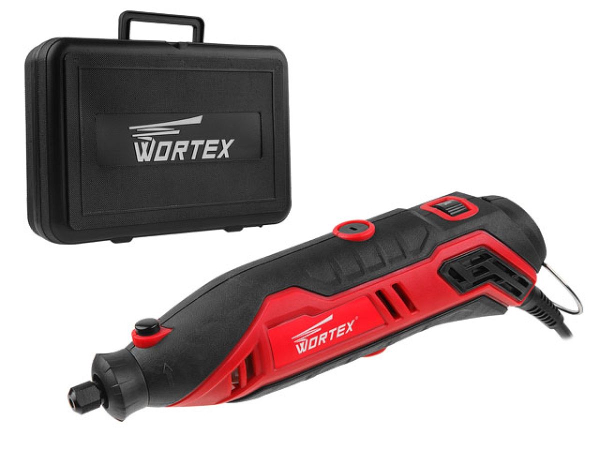 гравер электрический wortex mg 3214 e в чем. + аксессуары 140 вт, 10000 - 35000 об/мин, цанга 2.3 и (в чем. +21 аксесс., гибкий вал, держатель) mg3214e0011 от BTSprom.by