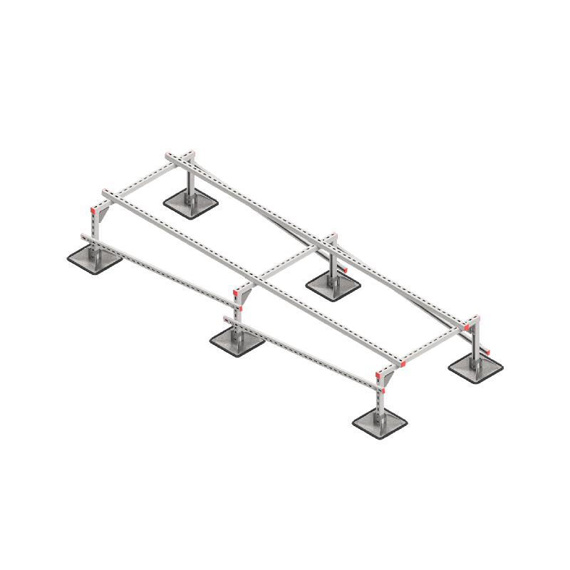 конструкция опорная для установки оборудования technoraptor steelfoot 1000х3000 hd км tr0304 от BTSprom.by