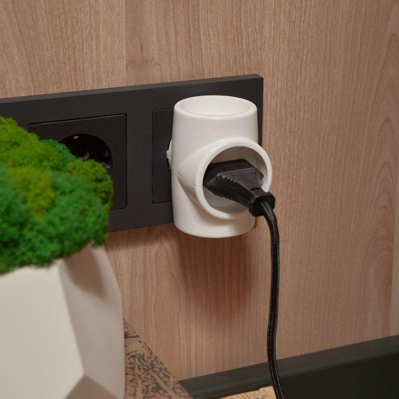  Разветвитель 3-м без заземл. 6-10А 220В Rexant 11-1081 фото в каталоге от BTSprom.by