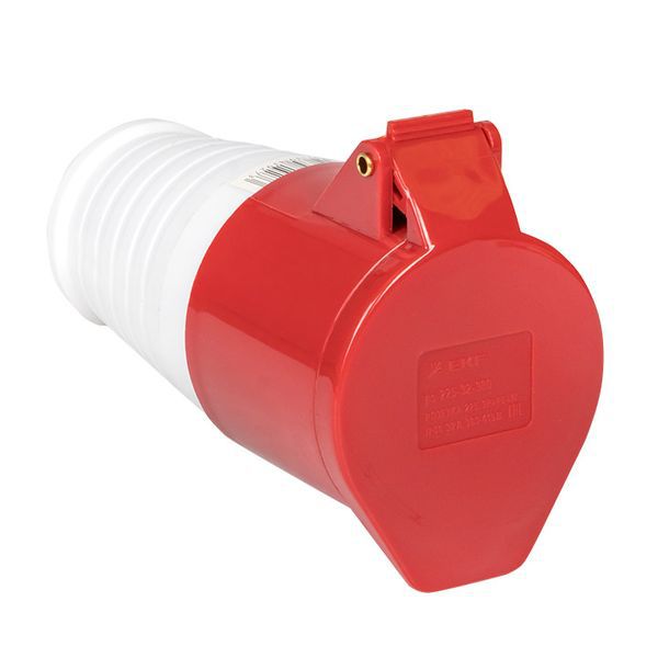 розетка кабельная 32а 380в 3p+ре ip44 (224) ekf ps-224-32-380 от BTSprom.by